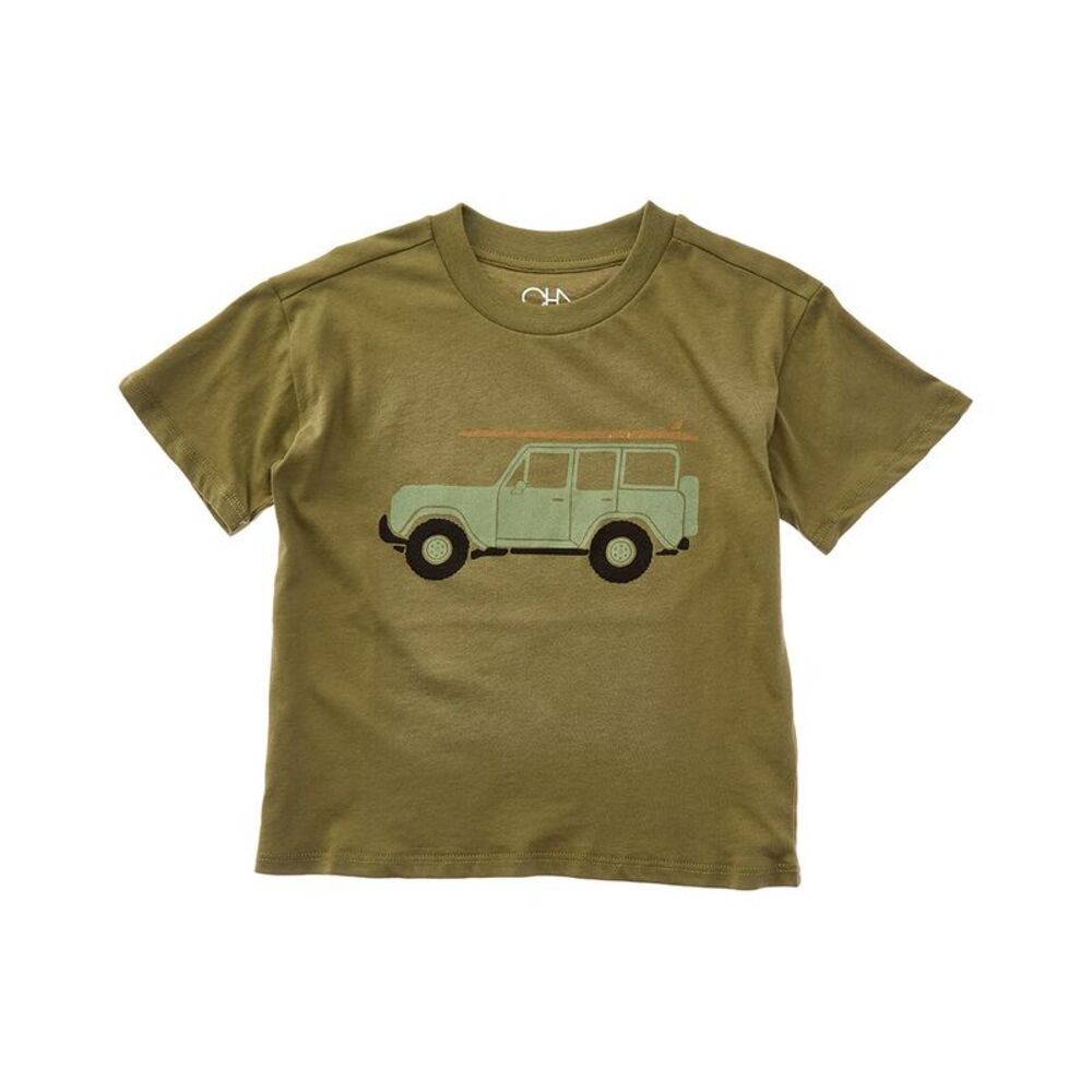 Chaser Boys Graphic T-Shirt, Green